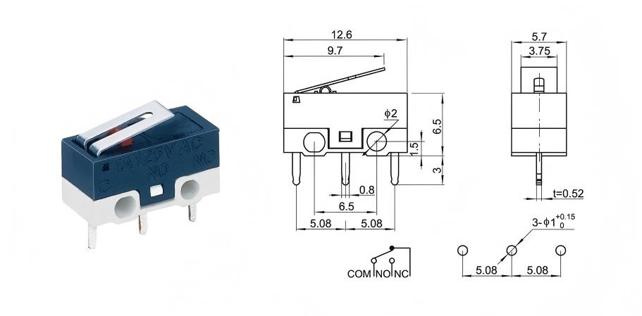 స్మార్ట్ డోర్ లాక్ మౌస్ స్విచ్